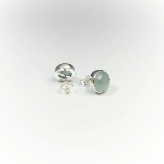 Aquamarine Stud Earrings - Rocks and Gems Canada