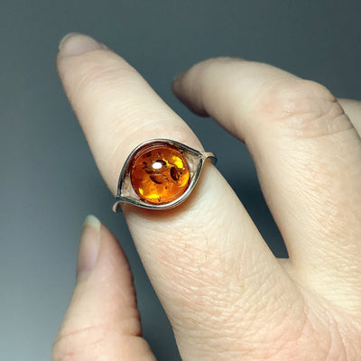 Cognac Amber Ring