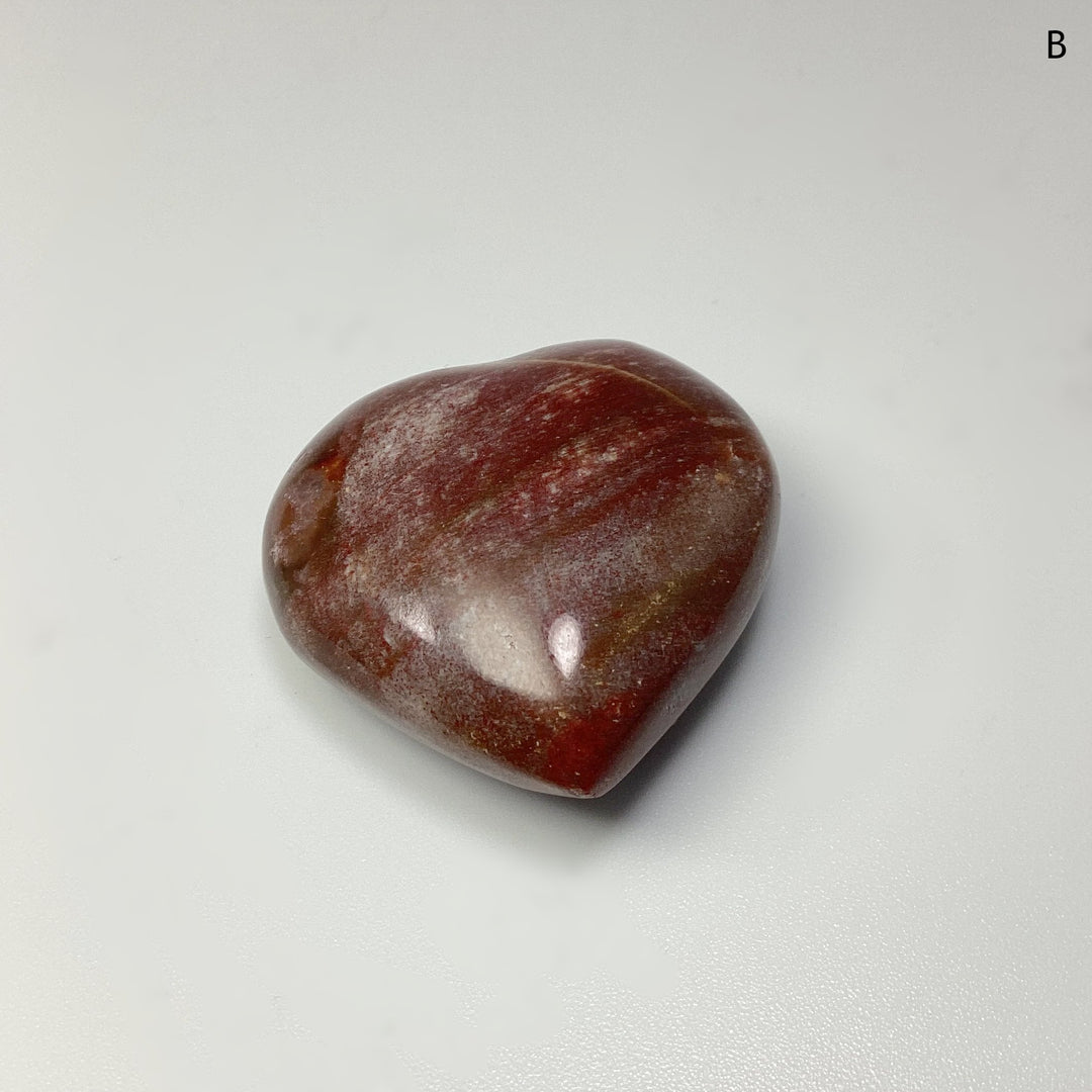 Petrified Wood Heart - Rocks and Gems Canada