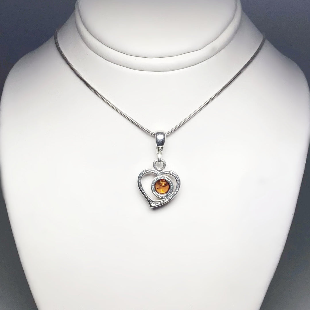 Cognac Amber Pendant - Rocks and Gems Canada