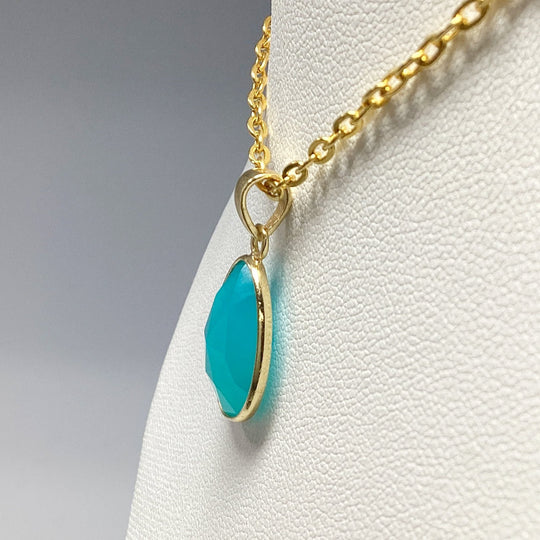 Paraiba Blue Onyx Pendant - Rocks and Gems Canada