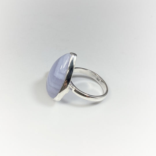 Blue Lace Agate Ring - Rocks and Gems Canada