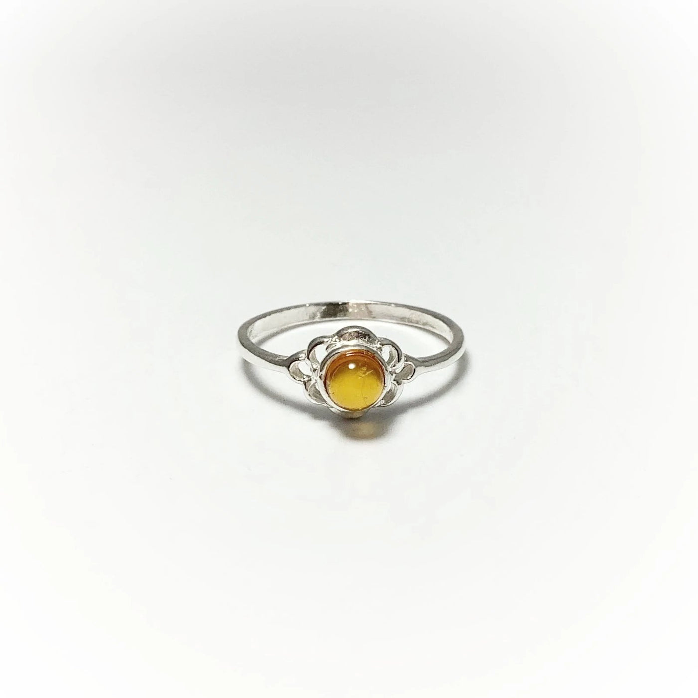 Cognac Amber Ring - Small Sizes