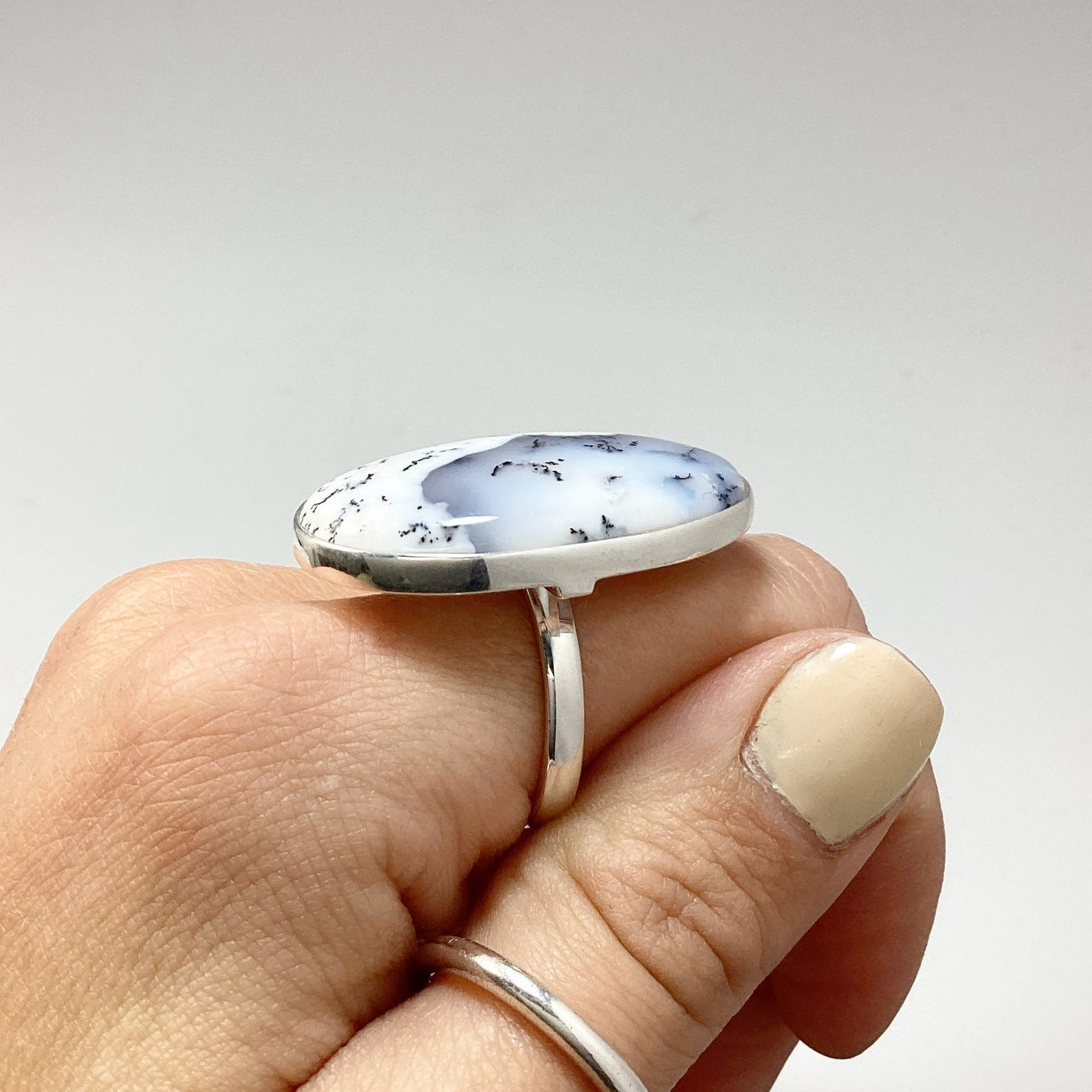 Dendritic Opal Ring