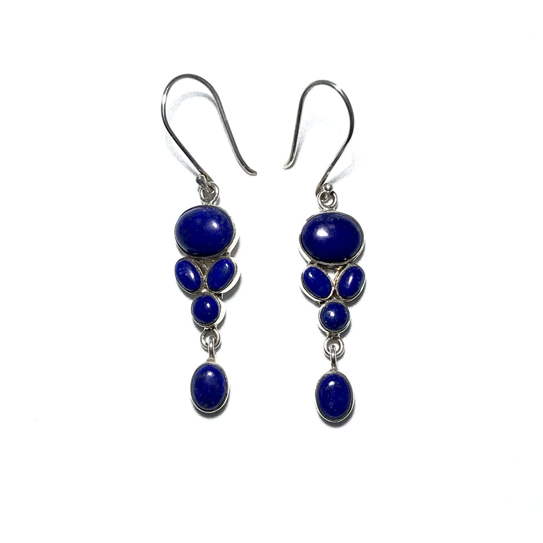 Lapis Lazuli Necklace and Earrings Set - Rocks and Gems Canada