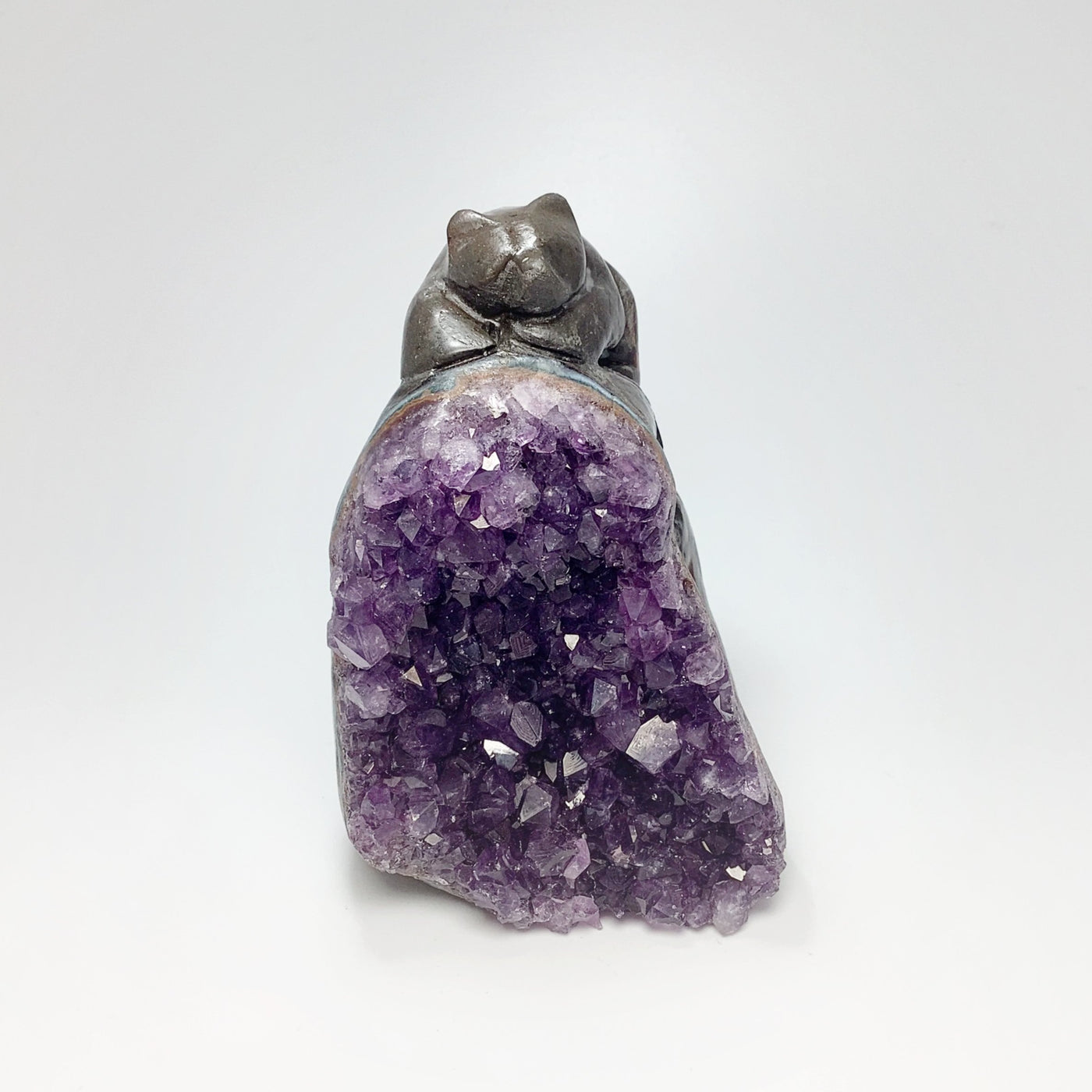 Amethyst Bear Carving