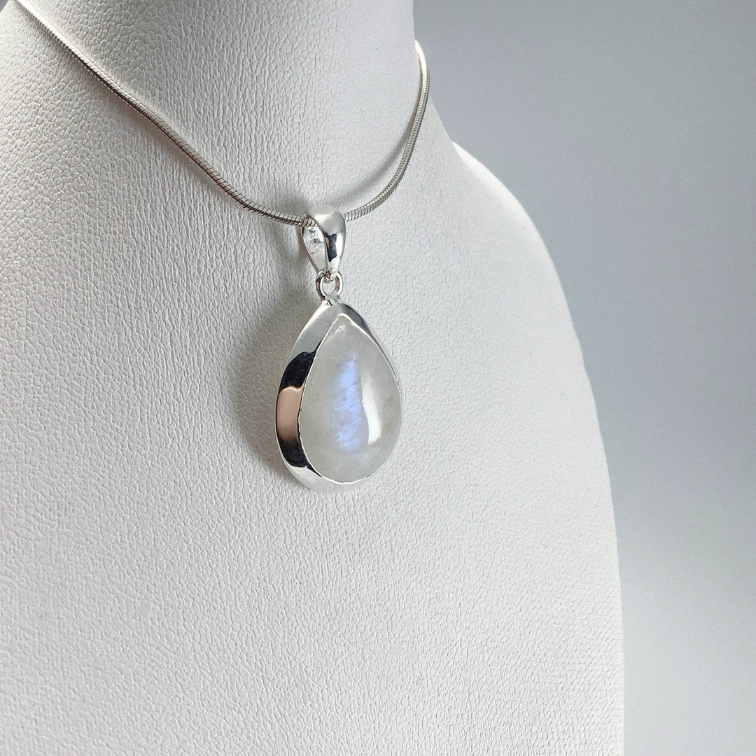 Rainbow Moonstone Pendant - Rocks and Gems Canada