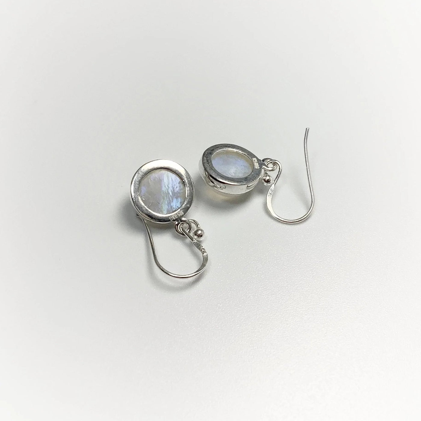 Rainbow Moonstone Dangle Earrings