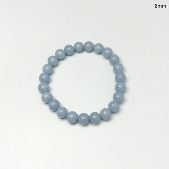 Angelite Beaded Bracelet - Rocks and Gems Canada