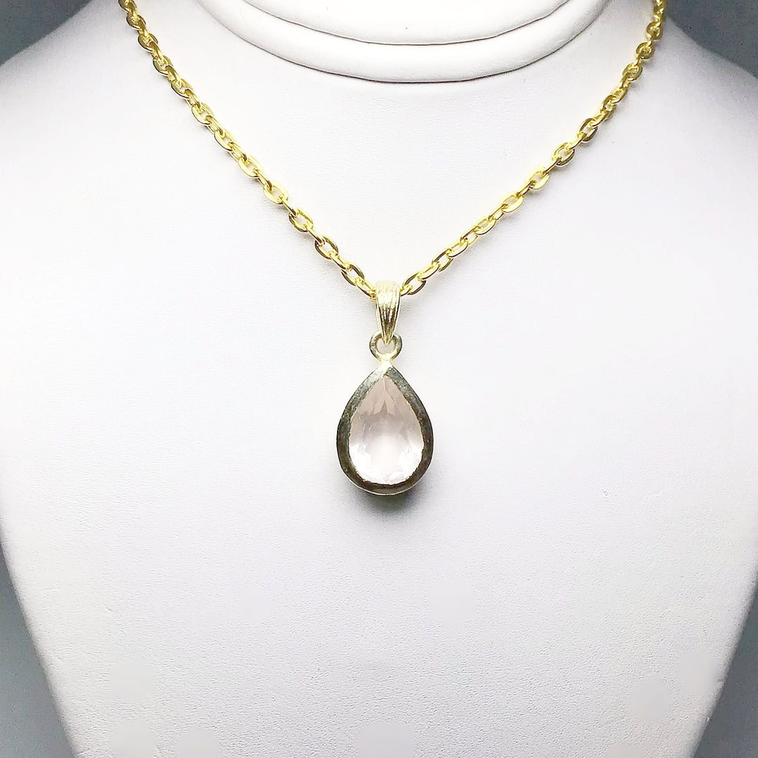 Rose Quartz Pendant - Rocks and Gems Canada