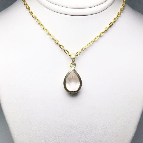 Rose Quartz Pendant - Rocks and Gems Canada