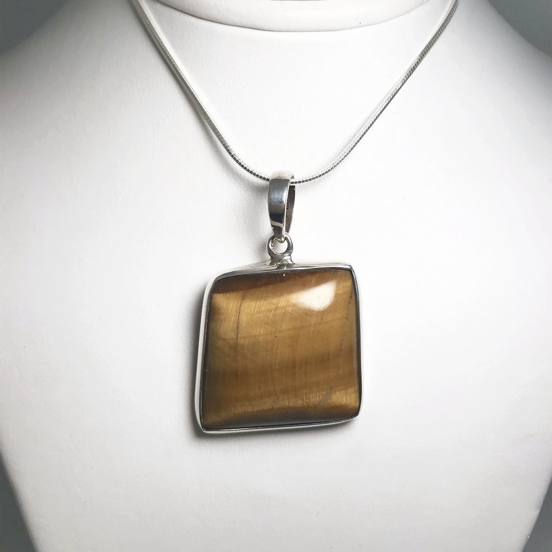Tiger Eye Pendant - Rocks and Gems Canada
