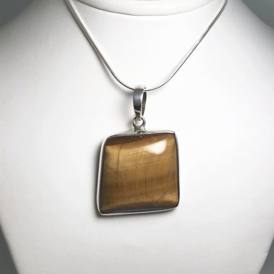 Tiger Eye Pendant - Rocks and Gems Canada