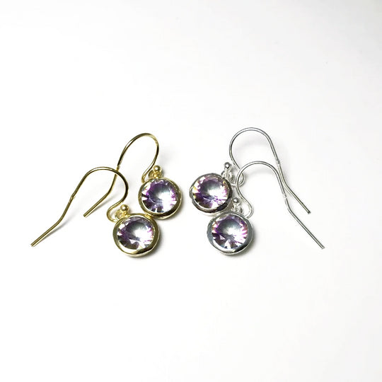 Mystic Topaz Dangle Earrings - Rocks and Gems Canada