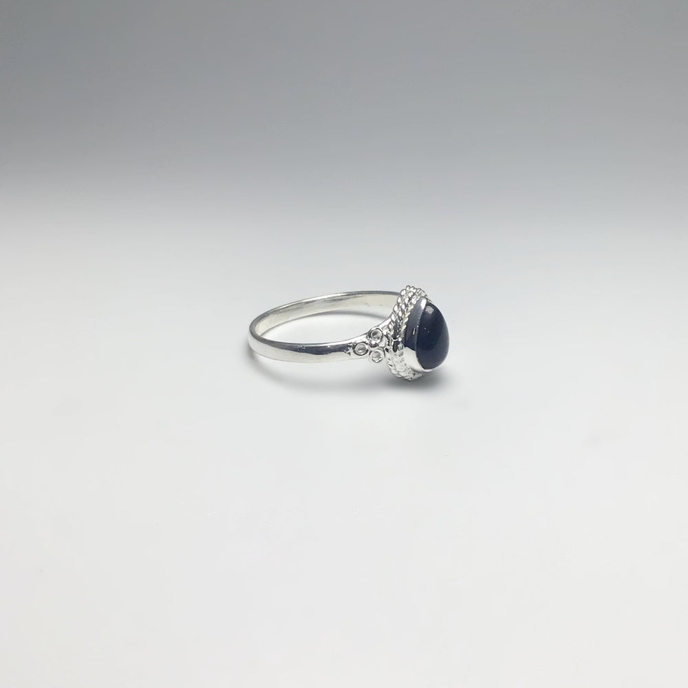 Blue Tiger Eye Ring - Rocks and Gems Canada