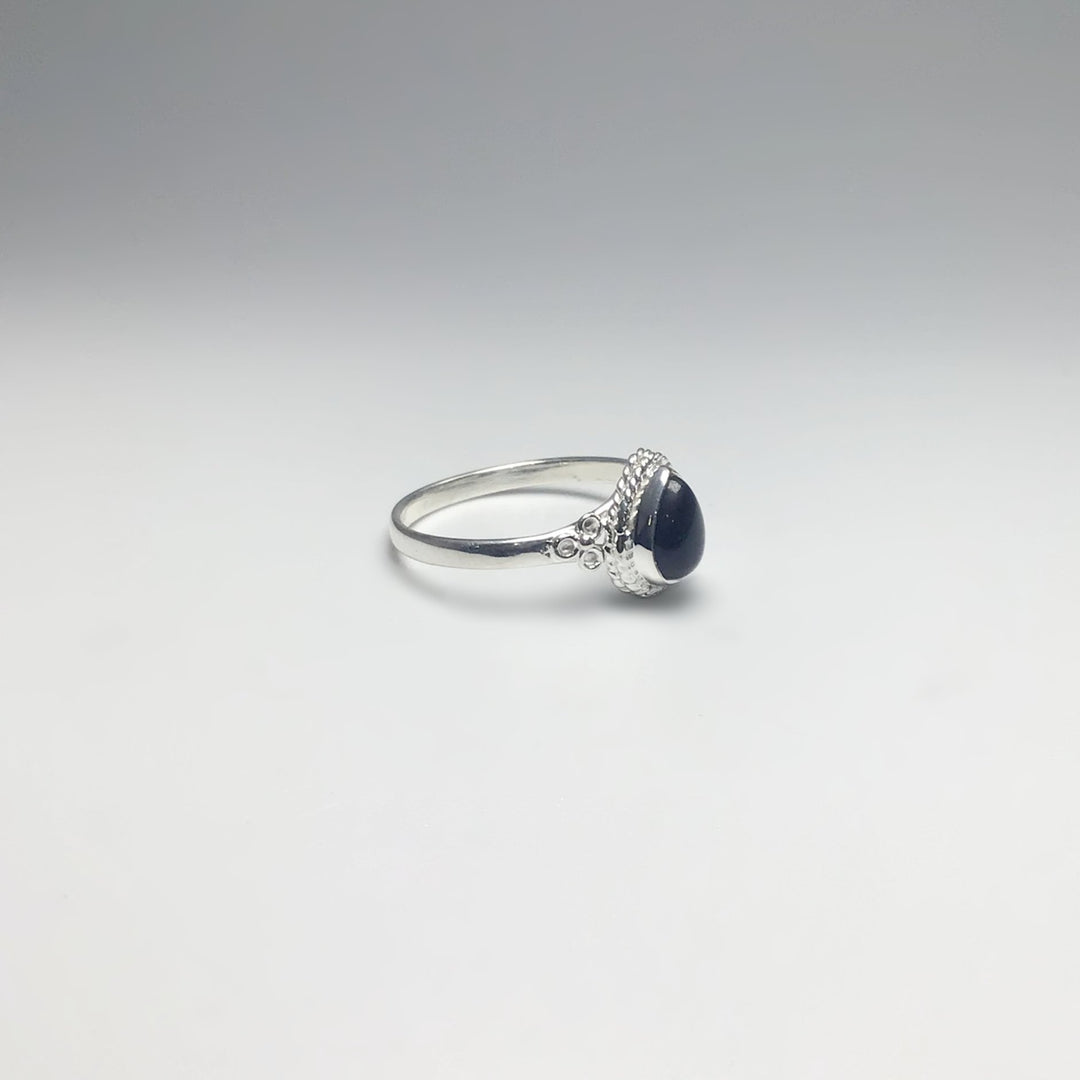 Blue Tiger Eye Ring - Rocks and Gems Canada