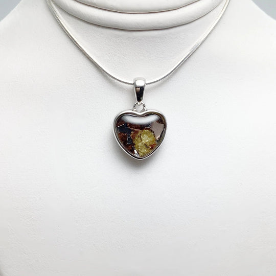 Sericho Meteorite Heart Pendant - Rocks and Gems Canada