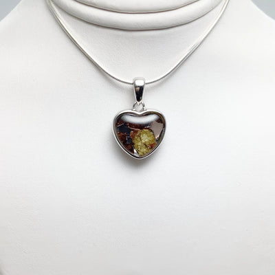 Sericho Meteorite Heart Pendant