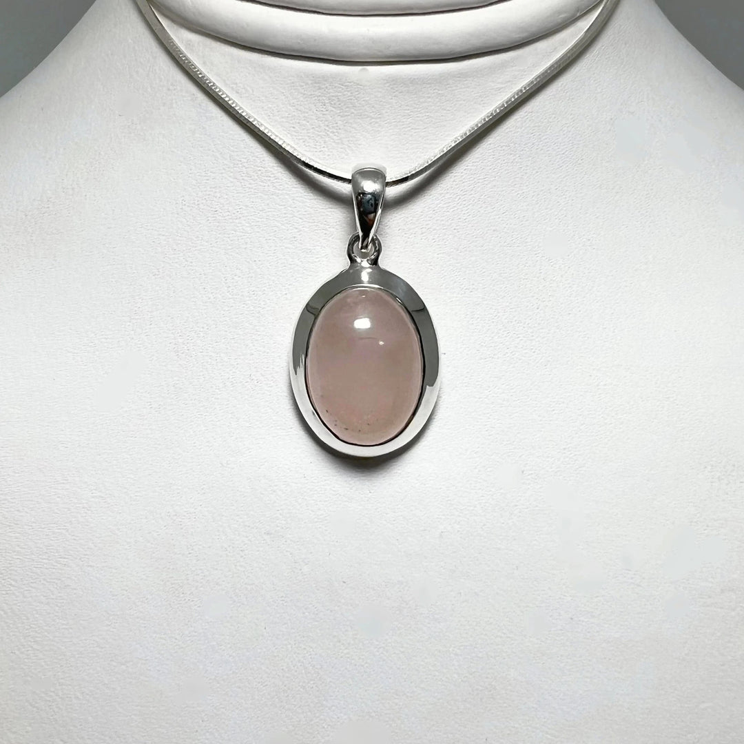Rose Quartz Pendant - Rocks and Gems Canada