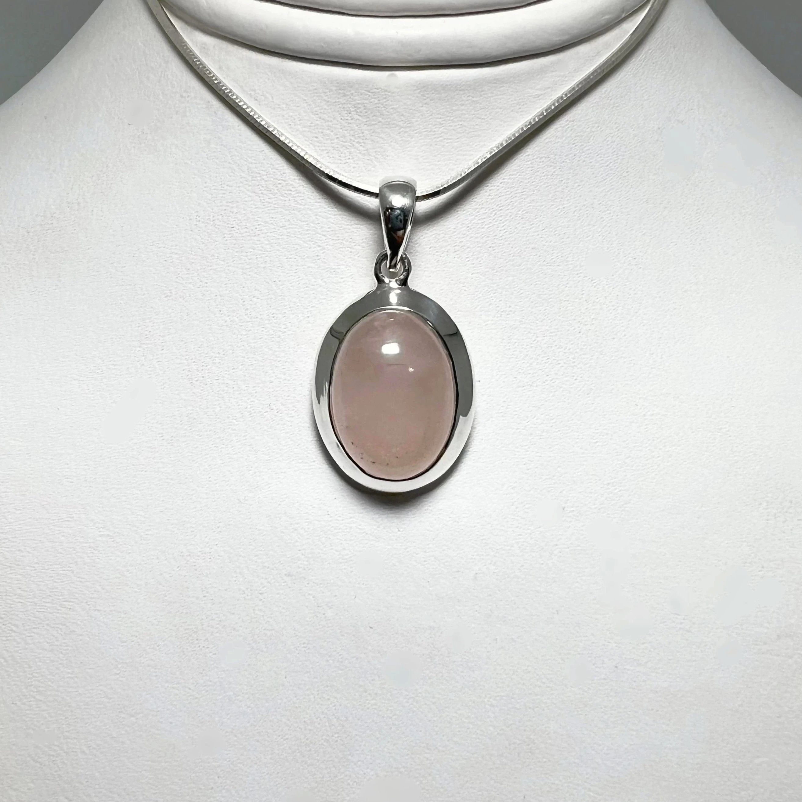 Rose Quartz Pendant - Rocks and Gems Canada