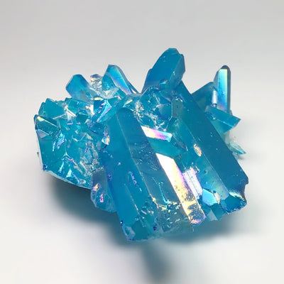 Rainbow Aqua Aura Quartz Cluster