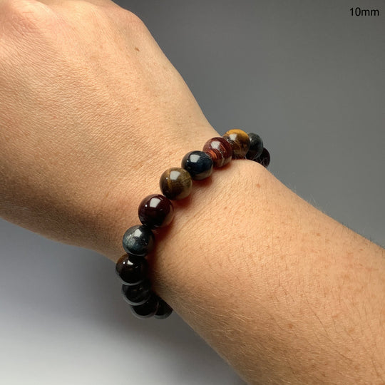 Mixed Tiger Eye Beaded Bracelet - Rocks and Gems Canada