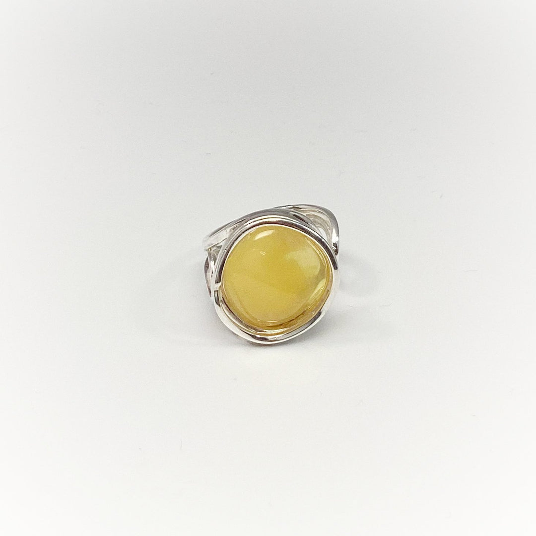 Butterscotch Amber Ring - Rocks and Gems Canada