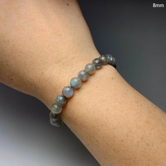 Labradorite Beaded Bracelet - Rocks and Gems Canada