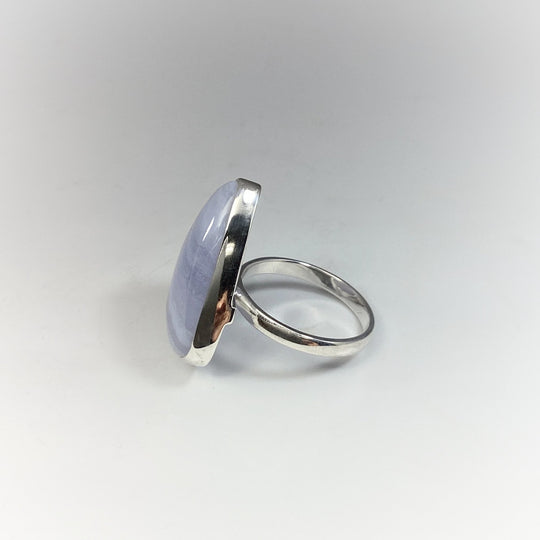 Blue Lace Agate Ring - Rocks and Gems Canada