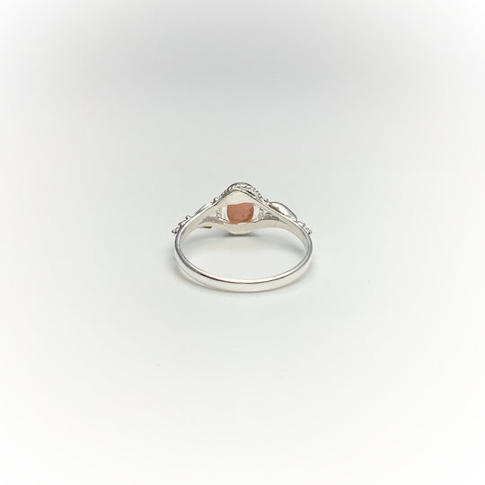 Pink Peruvian Opal Ring - Rocks and Gems Canada
