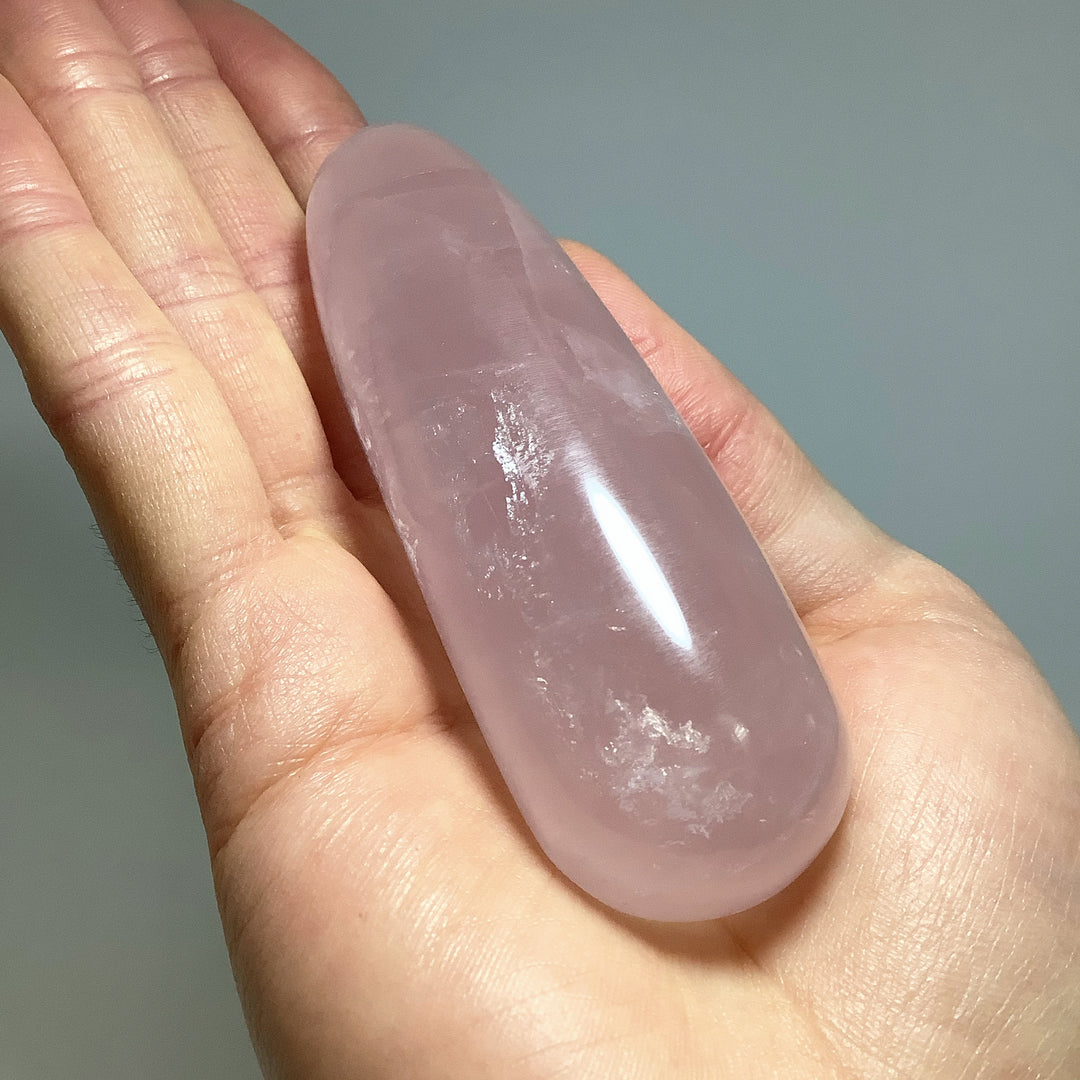 Rose Quartz Wand - Rocks and Gems Canada