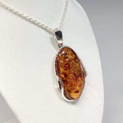 Cognac Amber Pendant