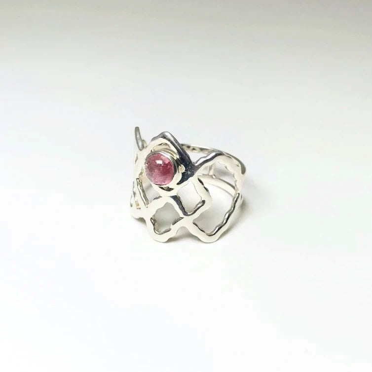 Pink Tourmaline Ring - Rocks and Gems Canada