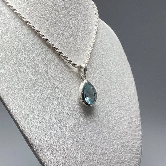 Blue Topaz Pendant - Rocks and Gems Canada