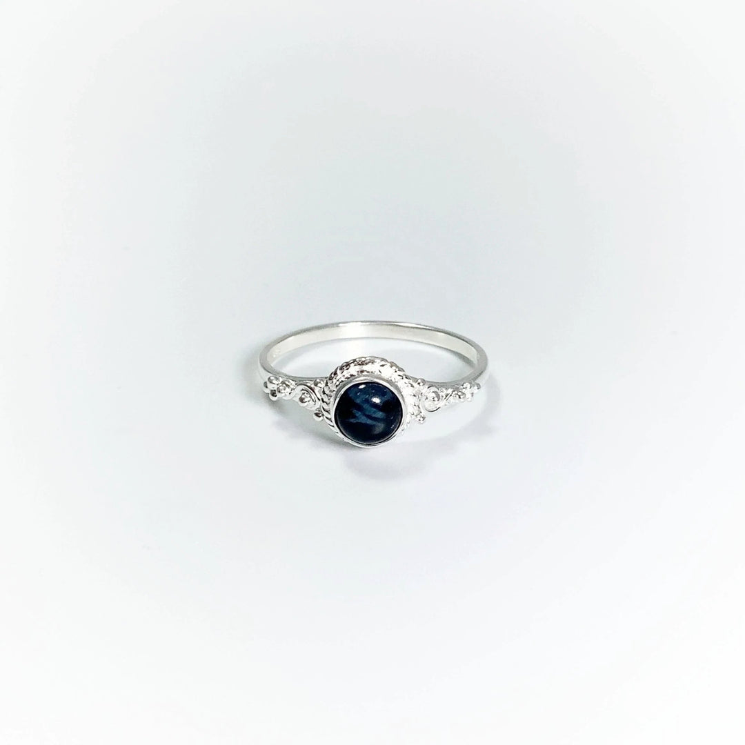Blue Tiger Eye Ring - Rocks and Gems Canada