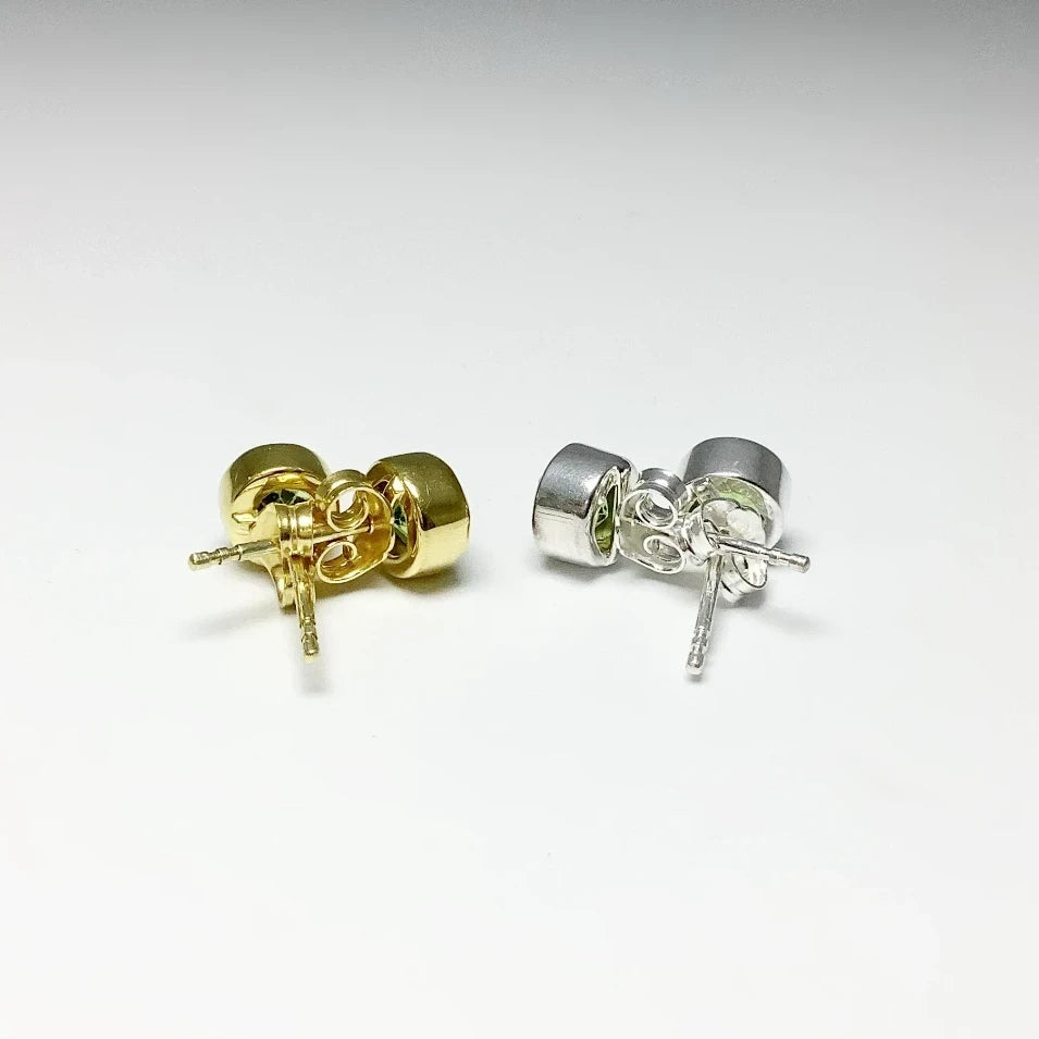 Peridot Stud Earrings