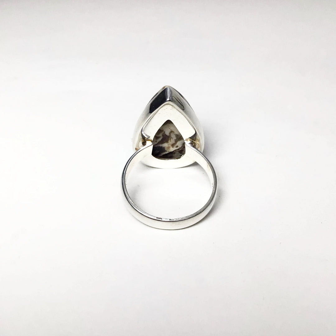 Petrified Peanut Wood Ring - Rocks and Gems Canada