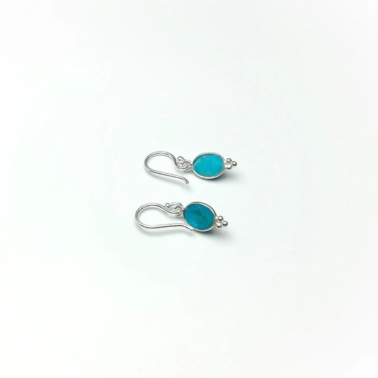 Turquoise Dangle Earrings - Rocks and Gems Canada