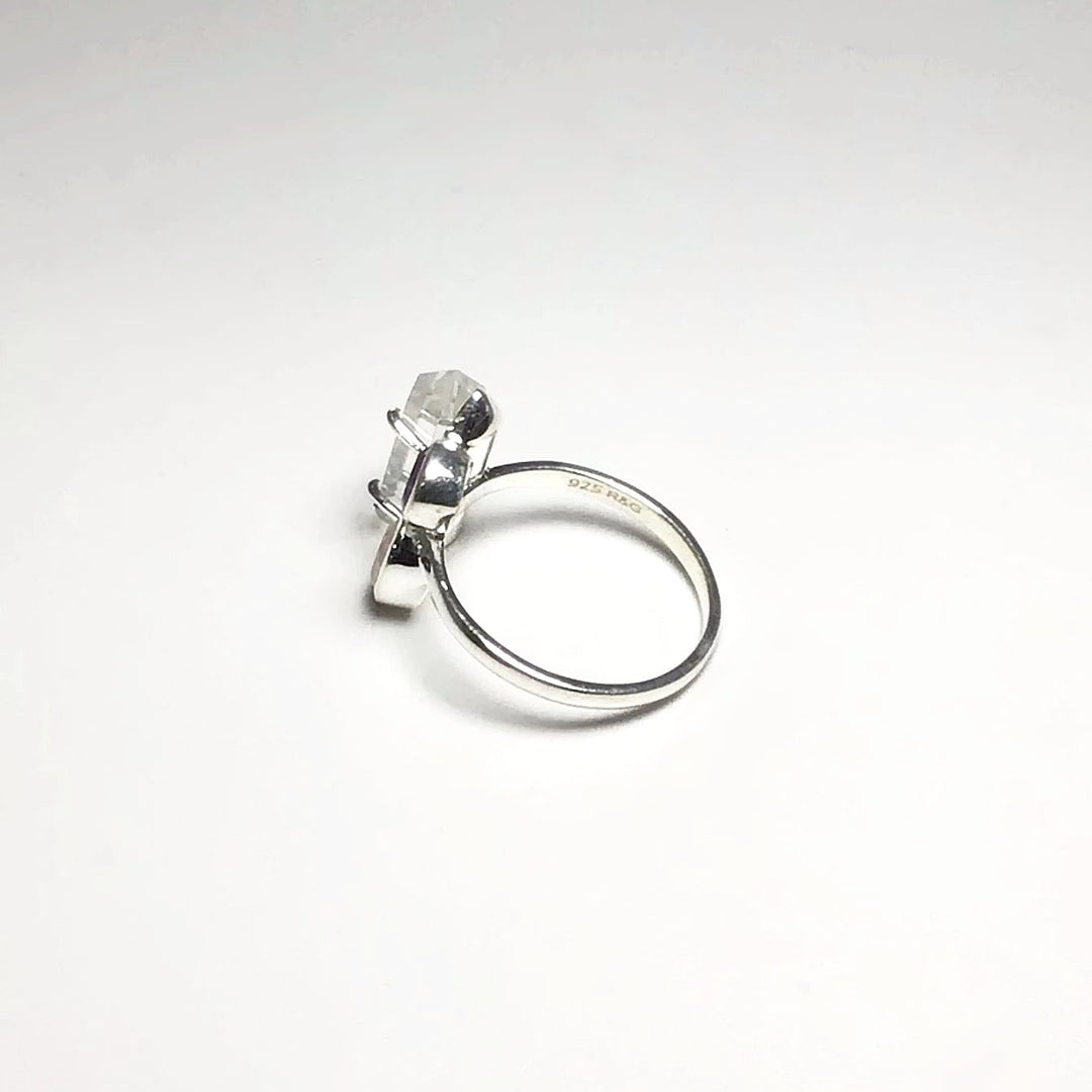 Quartz Point, Amethyst and Rose Quartz Ring - Rocks and Gems Canada