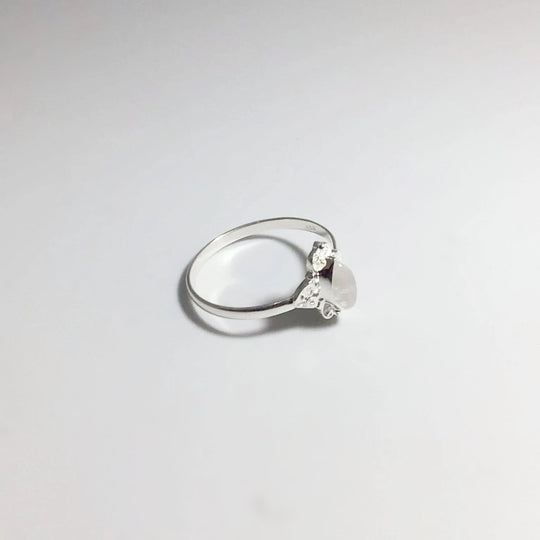 Rainbow Moonstone Ring - Rocks and Gems Canada