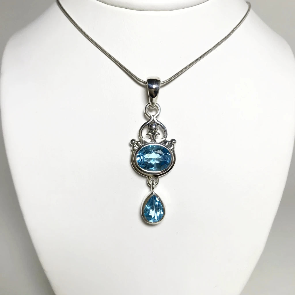 Blue Topaz Pendant