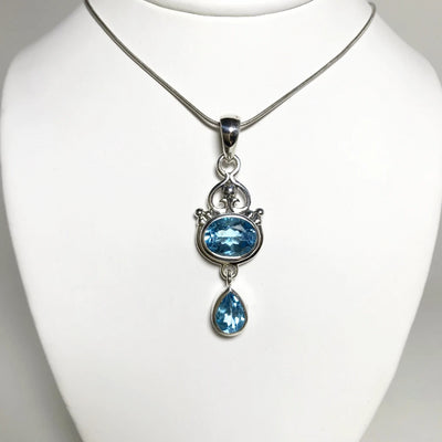 Blue Topaz Pendant