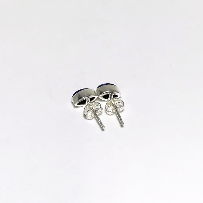 Sodalite Stud Earrings - Rocks and Gems Canada