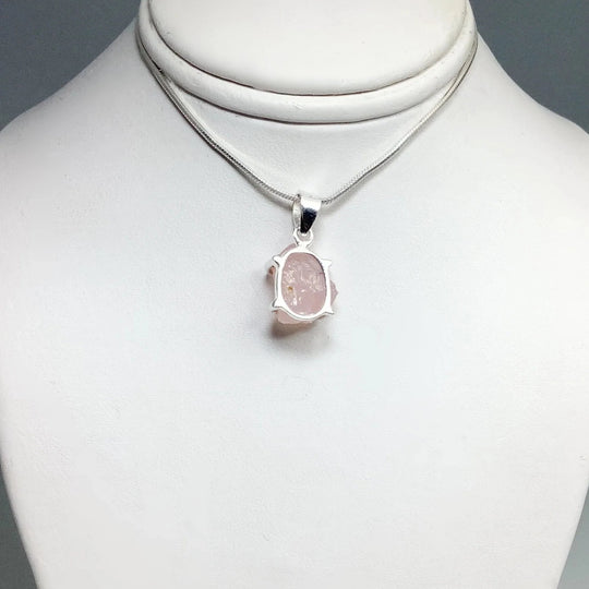 Raw Rose Quartz Pendant - Rocks and Gems Canada