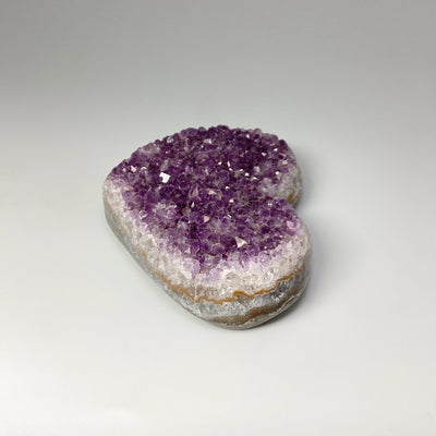 Amethyst Druze Cluster Heart