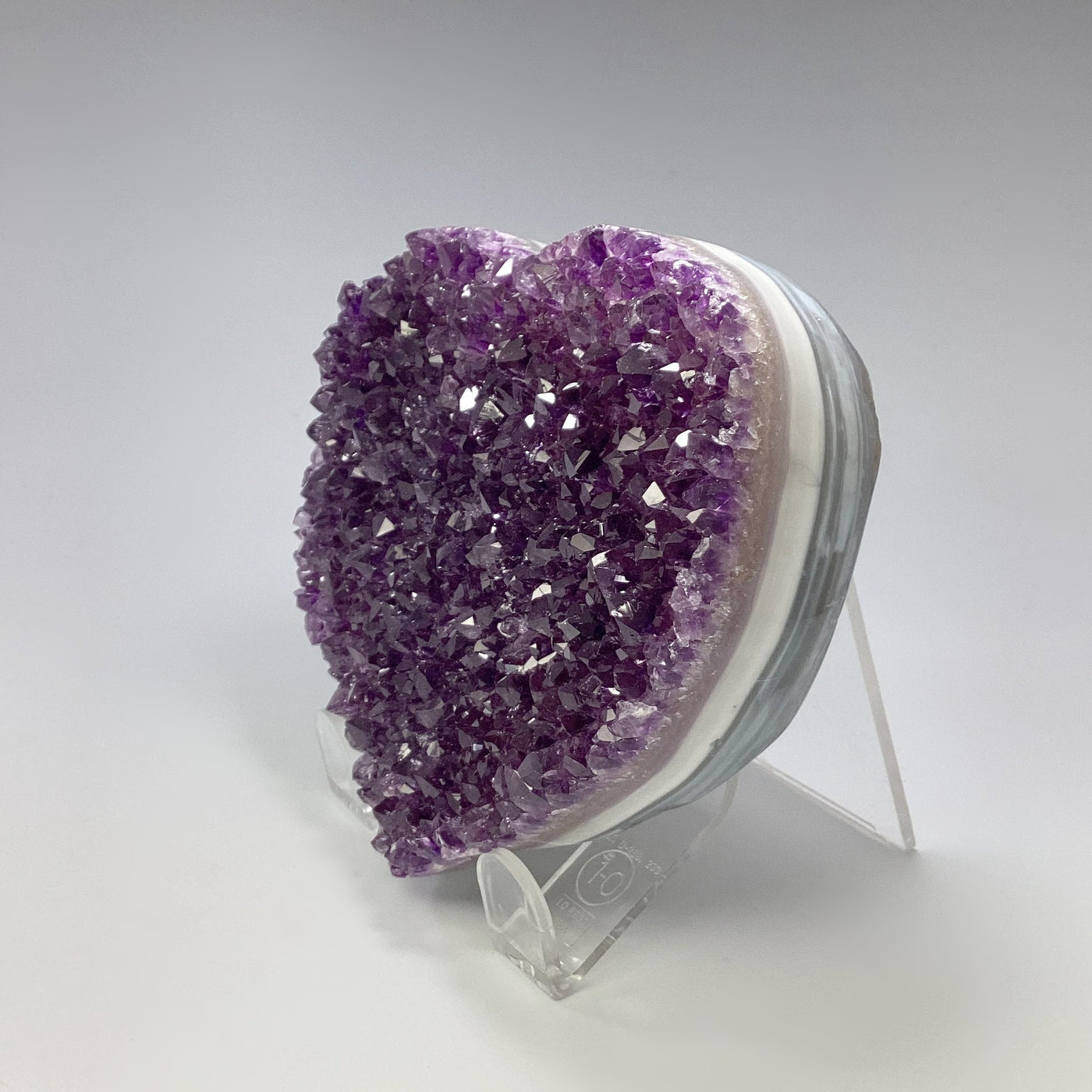 Amethyst Druze Cluster Heart