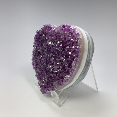 Amethyst Druze Cluster Heart