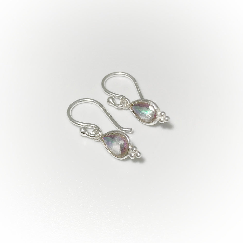 Mystic Topaz Dangle Earrings - Rocks and Gems Canada