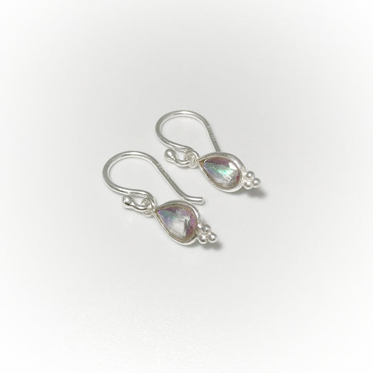 Mystic Topaz Dangle Earrings - Rocks and Gems Canada