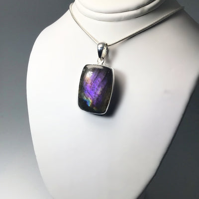 Purple Labradorite Pendant